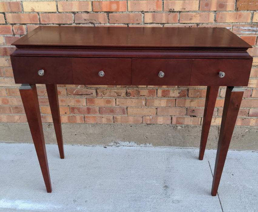 MODERN CONSOLE TABLE WITH AS FOUND TOP