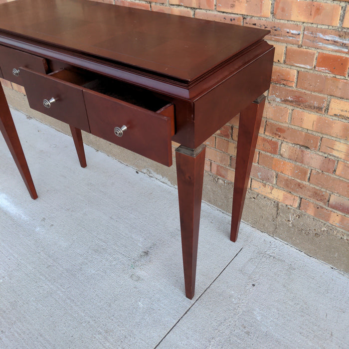 MODERN CONSOLE TABLE WITH AS FOUND TOP