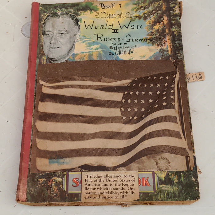 WORLD WAR II SCRAPBOOK  RUSSO GERMAN