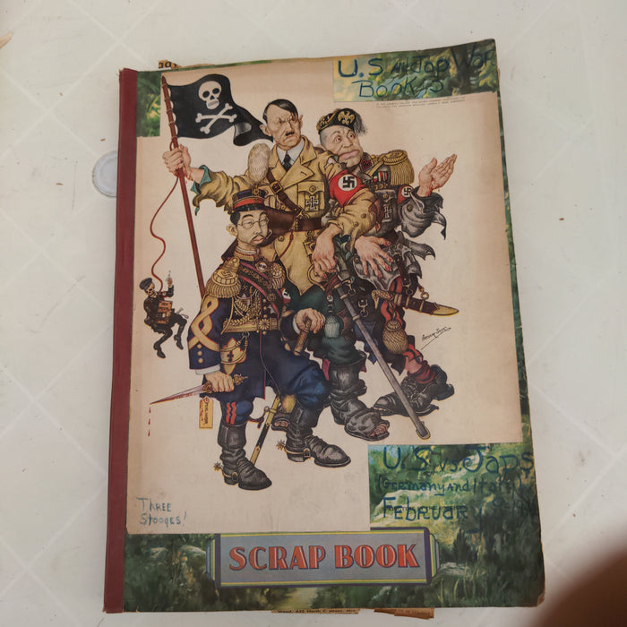 WORLD WAR II SCRAPBOOK THREE STOOGES