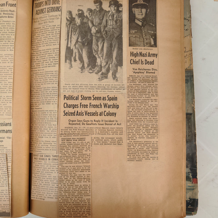 WORLD WAR II SCRAPBOOK RUSSIA AND ENGLAND