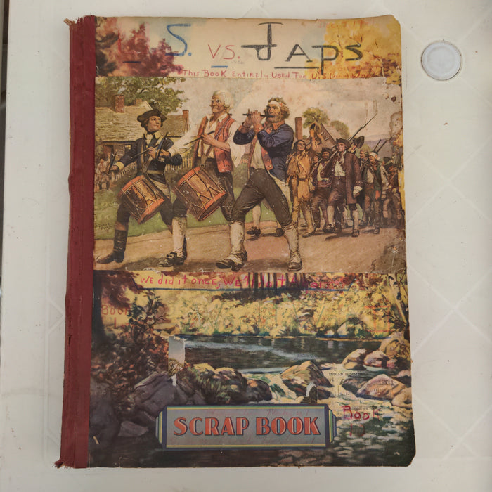 WORLD WAR II SCRAPBOOK WE DID IT ONCE WE'LL DO IT AGAIN.
