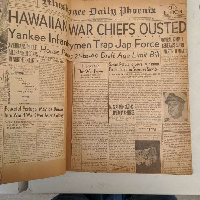 WORLD WAR II SCRAPBOOK WE DID IT ONCE WE'LL DO IT AGAIN.