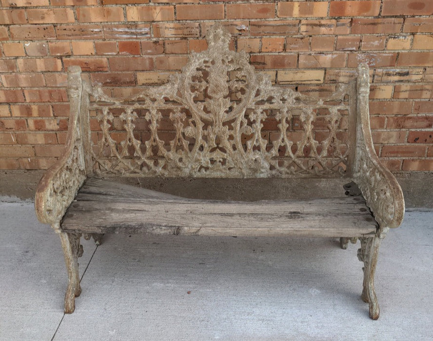 HEAVY CAST IRON BENCH