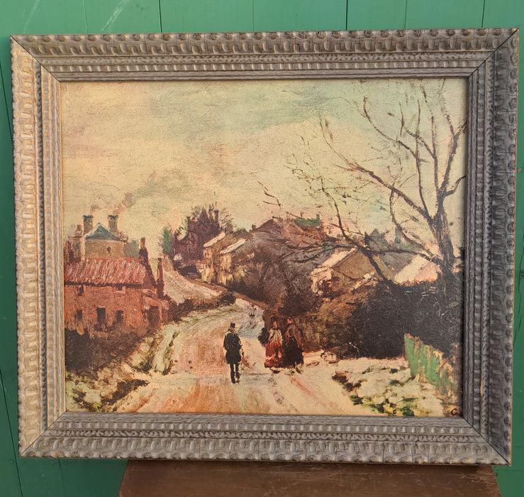 IMPRESSIONIST PRINT IN RUSTIC FRAME