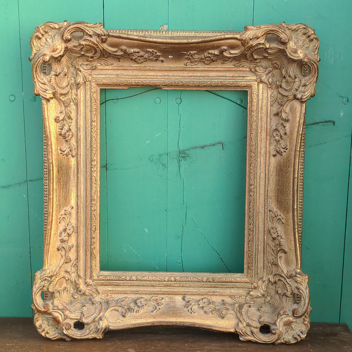 SMALL ORNATE GILTWOOD FRAME