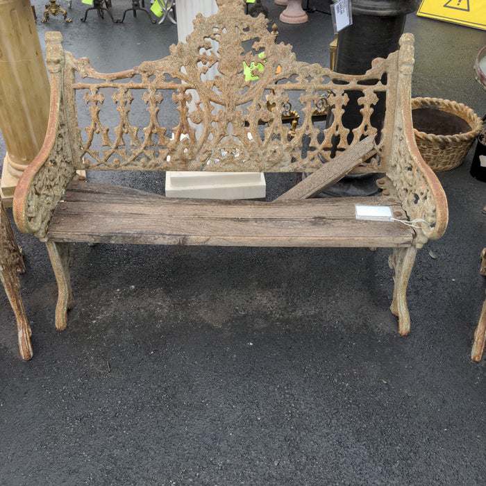 HEAVY CAST IRON BENCH