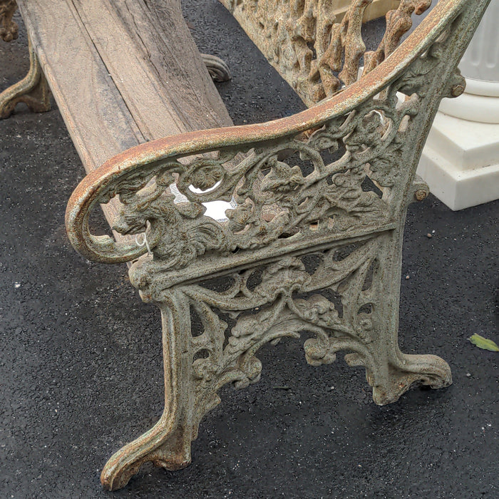 HEAVY CAST IRON BENCH