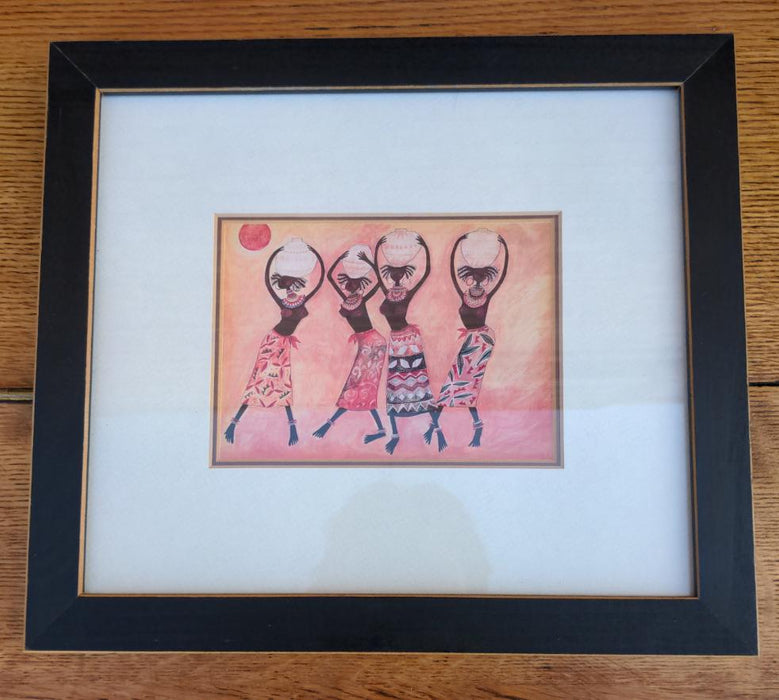 AFRICAN PRINT OF 4 WOMEN