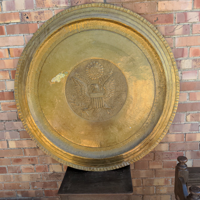 LARGE BRASS AMERICAN EAGLE TRAY