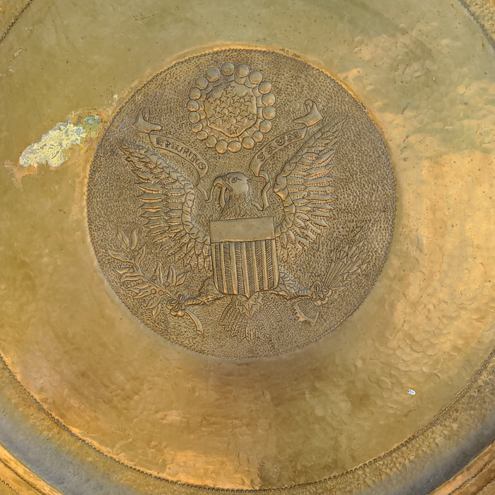 LARGE BRASS AMERICAN EAGLE TRAY