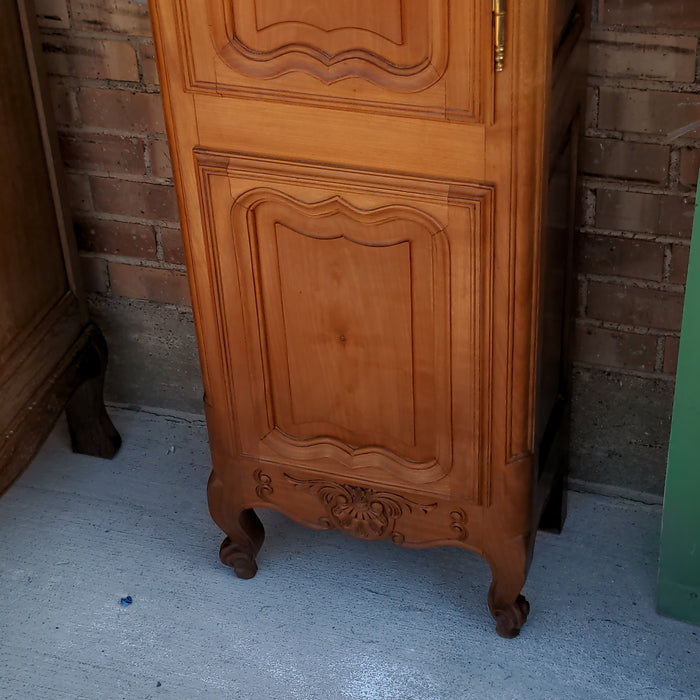 FRENCH CHERRYWOOD GRANDFATHER CLOCK