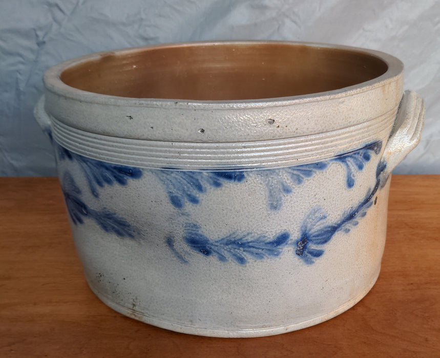 LARGE ROUND SALT GLAZE TUB