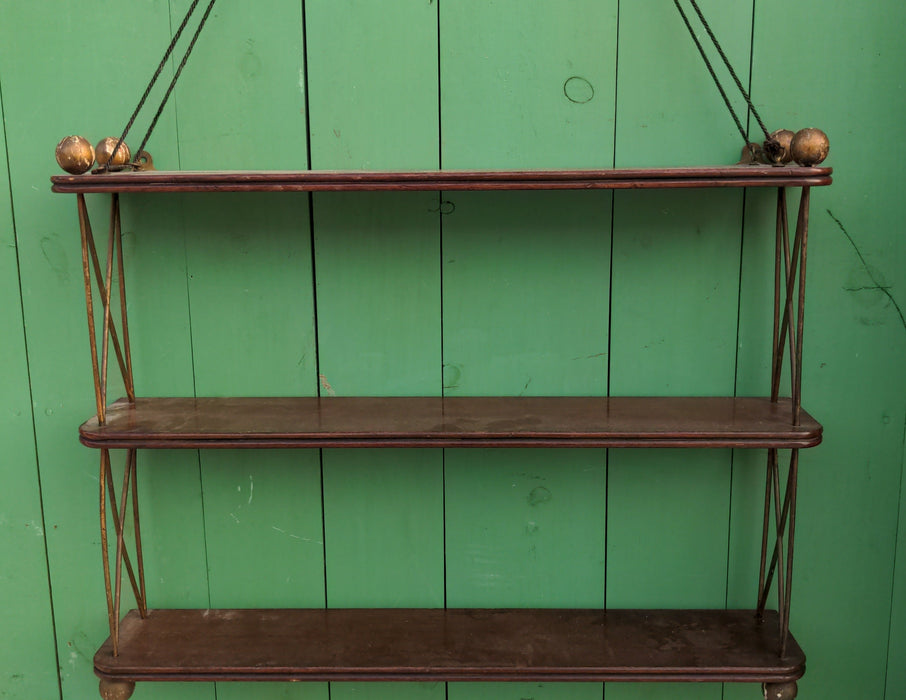 REGENCY MAHOGANY WALL SHELF