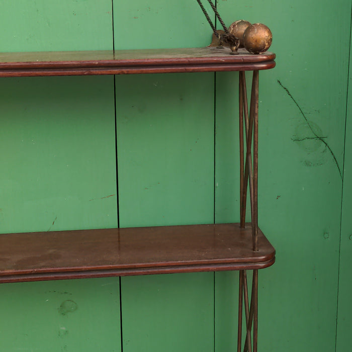 REGENCY MAHOGANY WALL SHELF