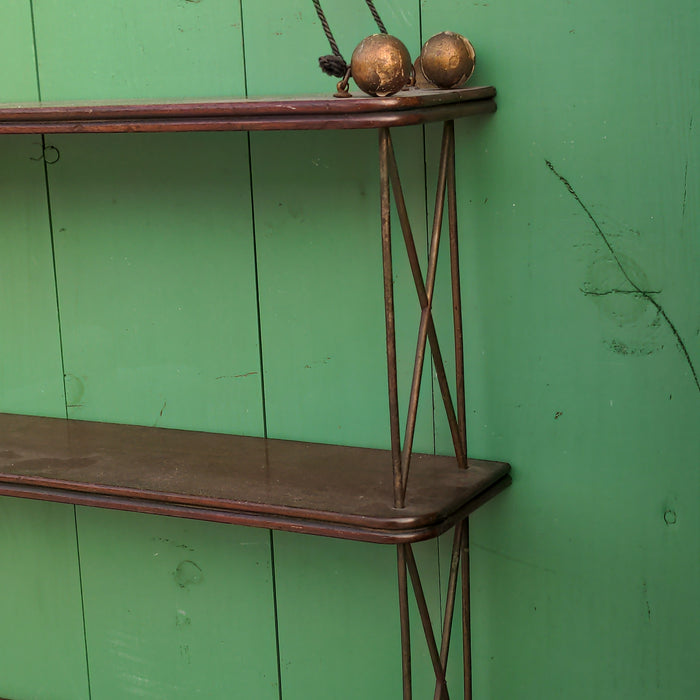 REGENCY MAHOGANY WALL SHELF