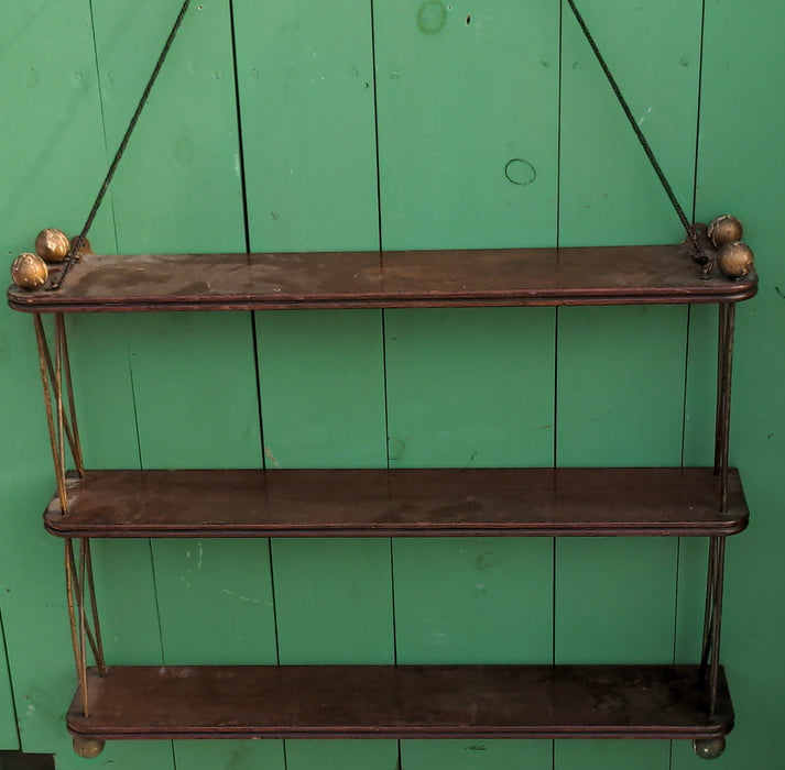 REGENCY MAHOGANY WALL SHELF