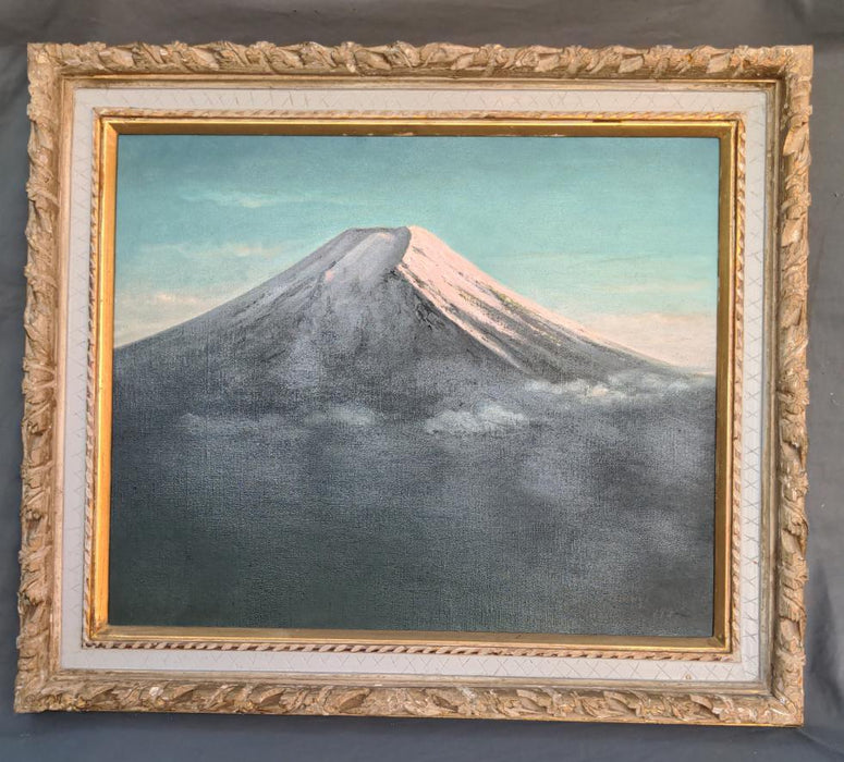 JAPANESE OIL PAINTING OF MOUNT FUJI BY SHERKE SHOGI