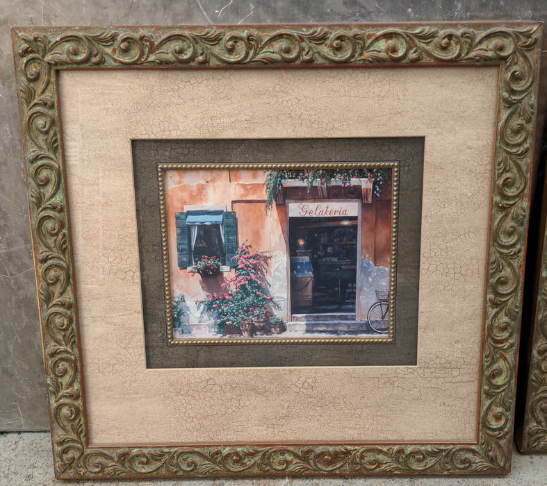 FRAMED GELATERIA PRINT