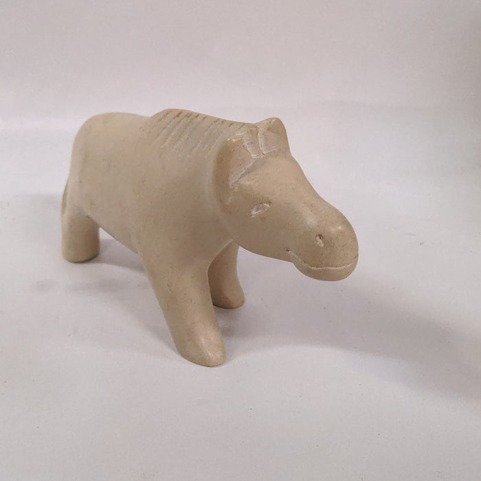 CARVED STONE RHINO-MADE IN KENYA