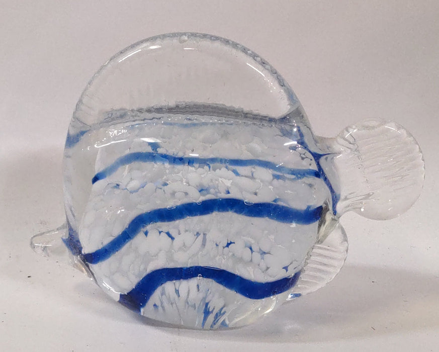 SMALL ART GLASS ANGELFISH