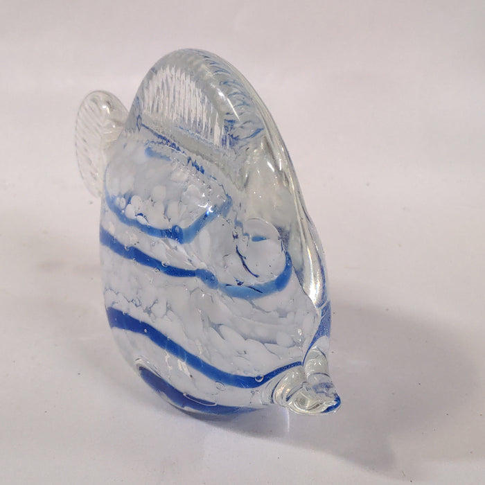 SMALL ART GLASS ANGELFISH