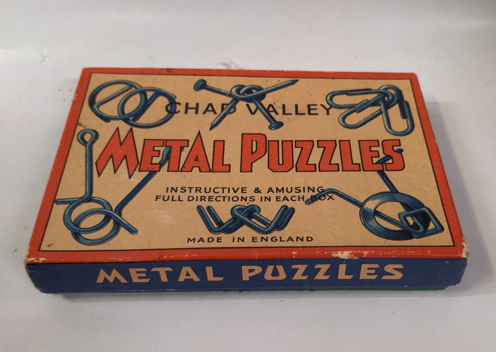 BOXED METAL PUZZLE GAME - MADE IN ENGLAND