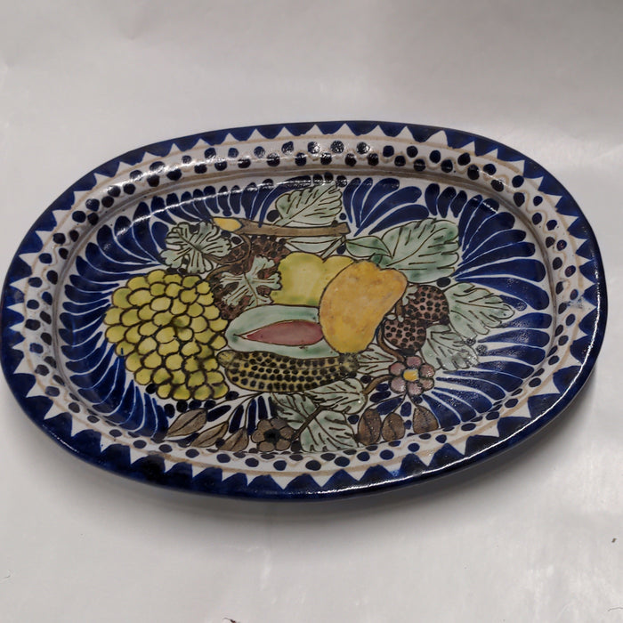 MEXICAN TALAVERA POTTERY FRUIT TRAY