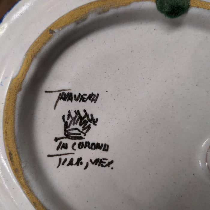 MEXICAN TALAVERA POTTERY FRUIT TRAY