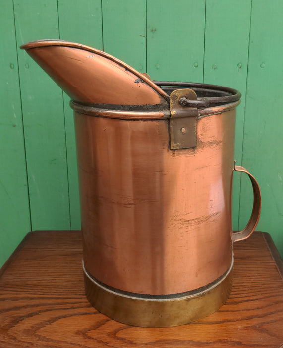 LARGE EUROPEAN COPPER MILK VESSEL