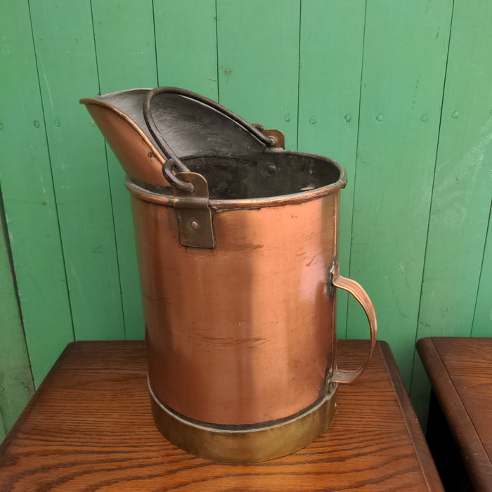 LARGE EUROPEAN COPPER MILK VESSEL