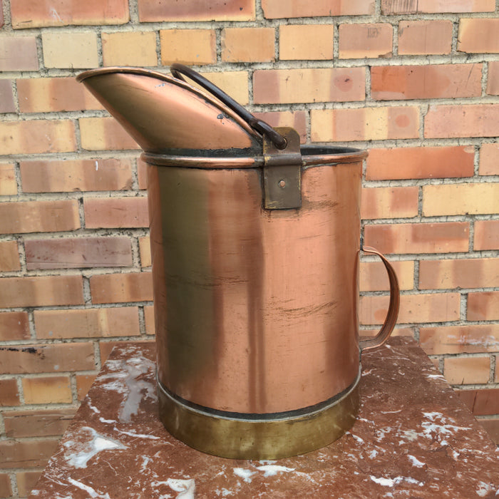 LARGE EUROPEAN COPPER MILK VESSEL