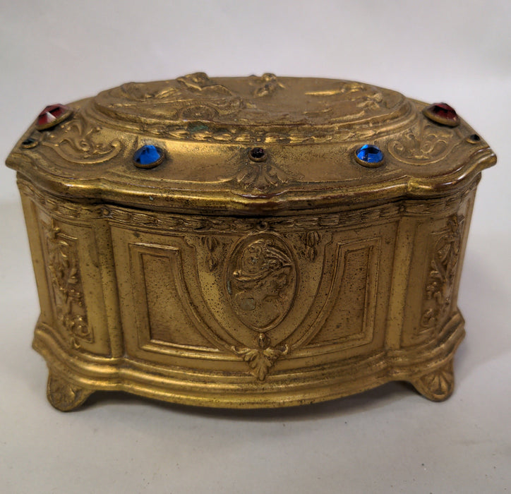 JEWELLED VICTORIAN TRINKET BOX