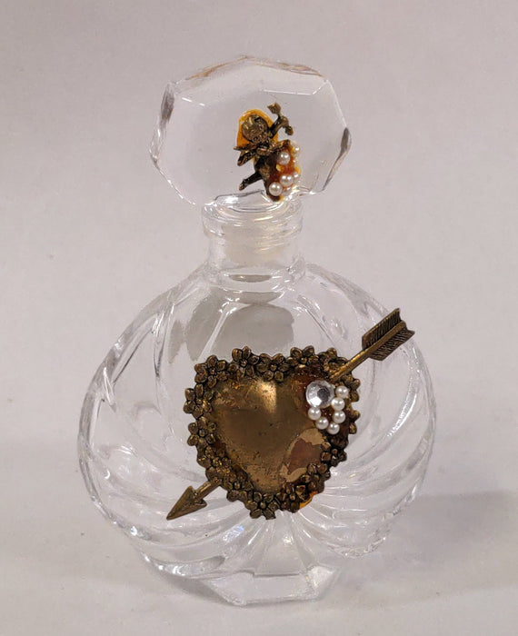 SMALL PERFUME BOTTLE WITH HEART