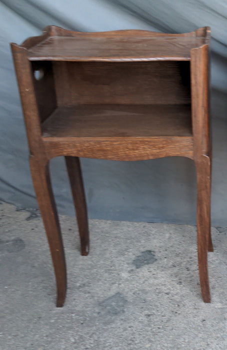 PAIR OF PETTE LOUIS XV OAK SIDE CABINETS