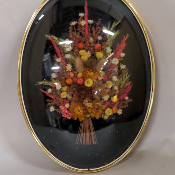 VINTAGE DRIED FLORAL SHADOW BOX