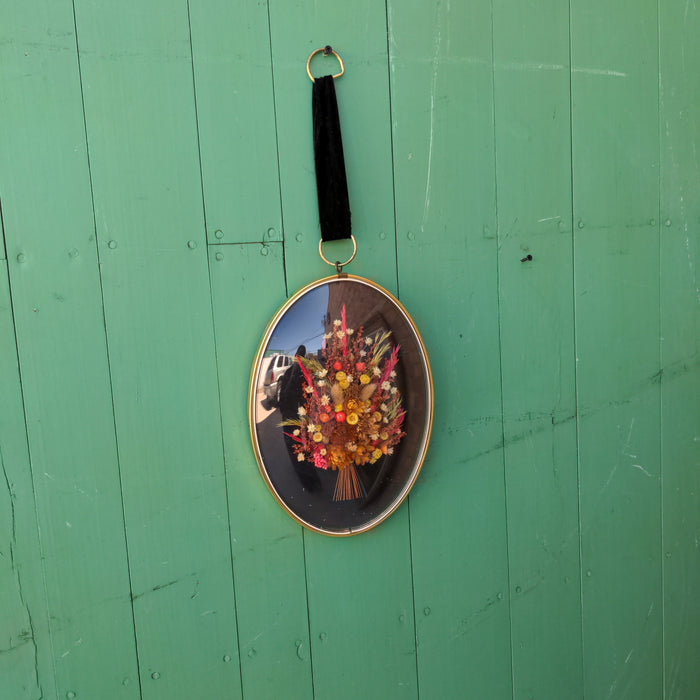 VINTAGE DRIED FLORAL SHADOW BOX