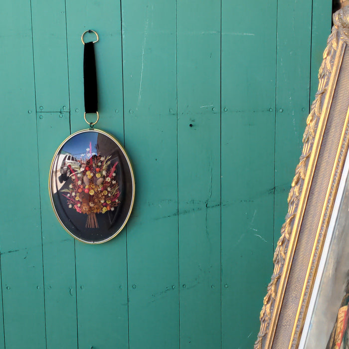 VINTAGE DRIED FLORAL SHADOW BOX