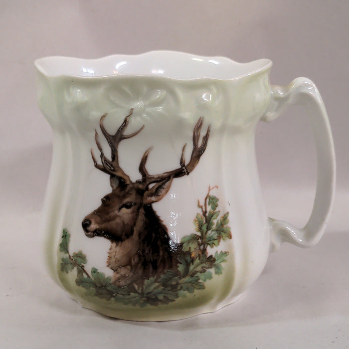 SHAVING MUG WITH DEER