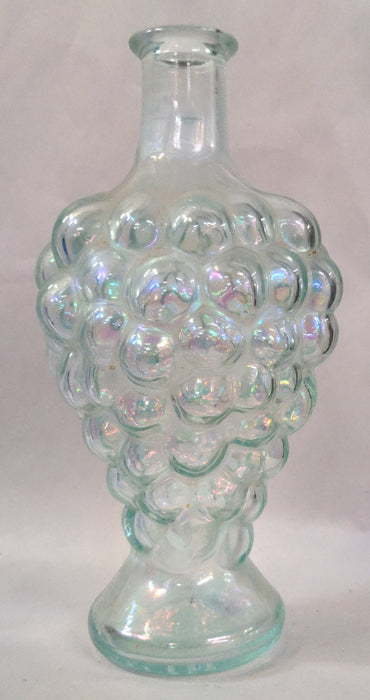 CLEAR KNOBBY GLASS VASE