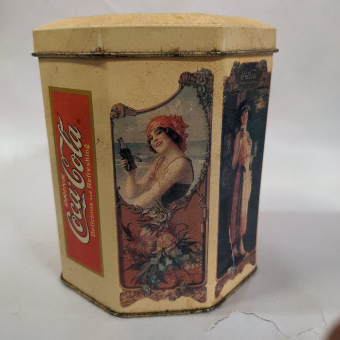 SMALL COCA-COLA ADVERTISING TIN