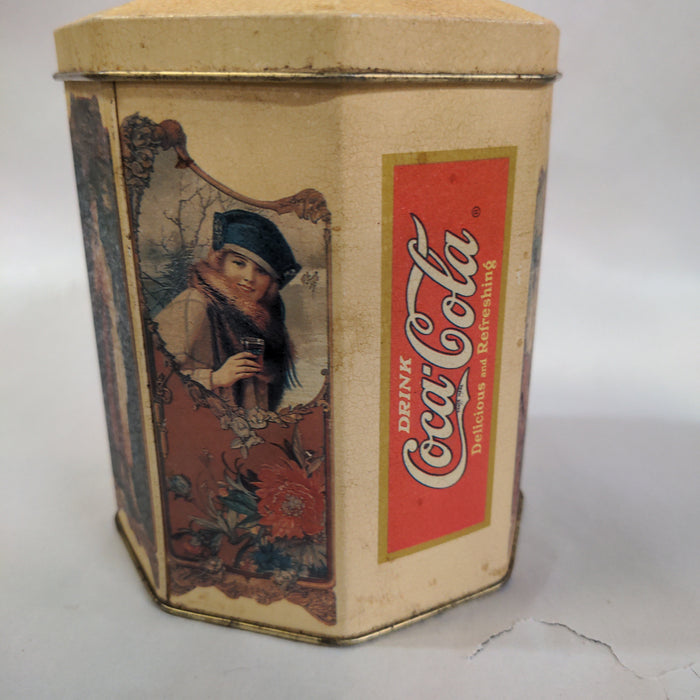 SMALL COCA-COLA ADVERTISING TIN