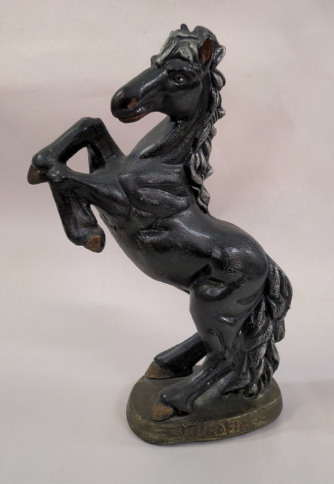 PLASTER HORSE FIGURINE "WILDFIRE"