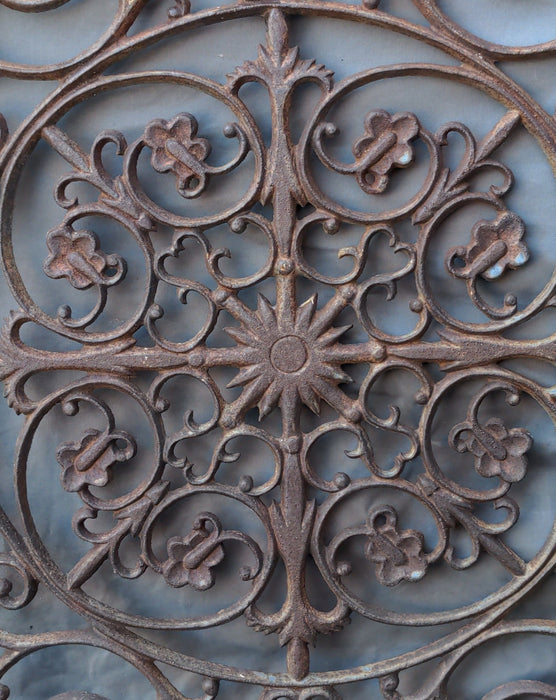 CAST IRON SCROLL WORK PANEL