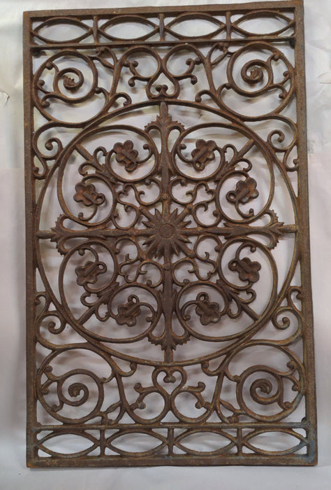 CAST IRON SCROLL WORK PANEL