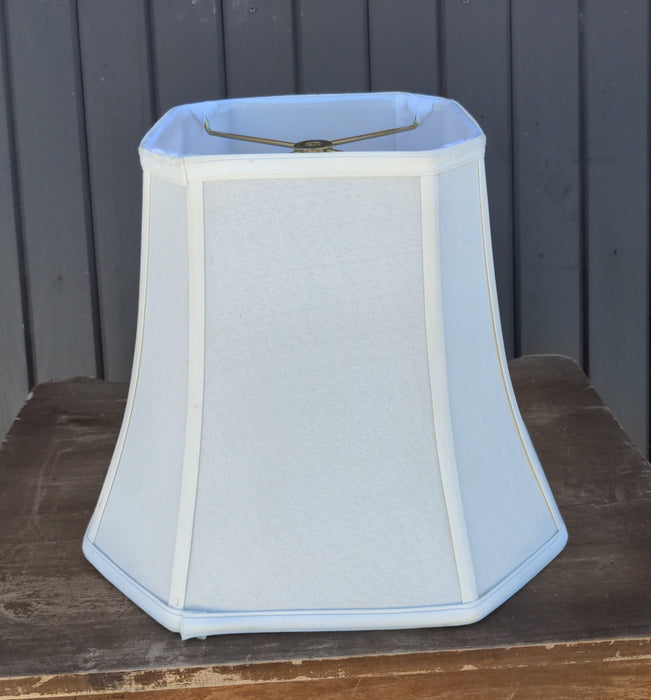 OCTAGON SHAPED LINEN SHADE