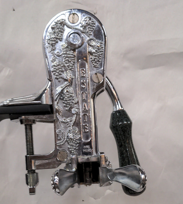 ESTATE SILVER PLATE CORK PULLER