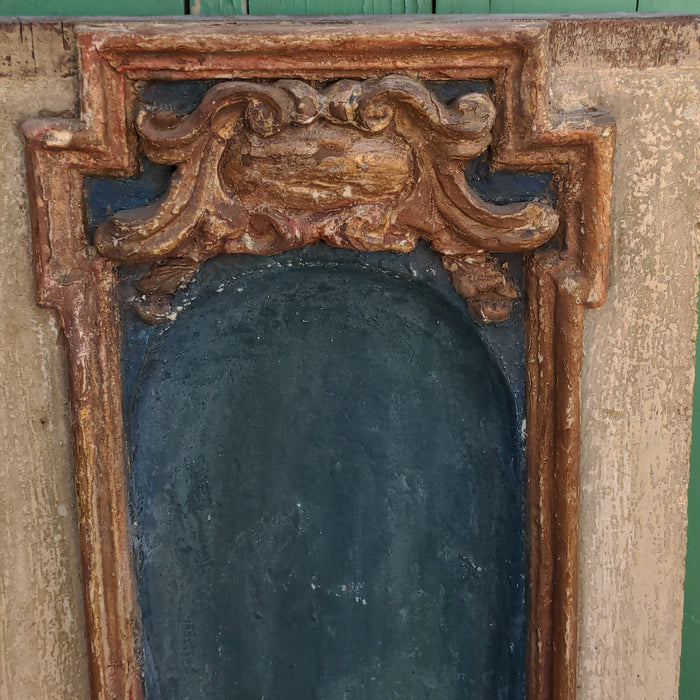 TINY PAINTED CHERUB WALL NICHE