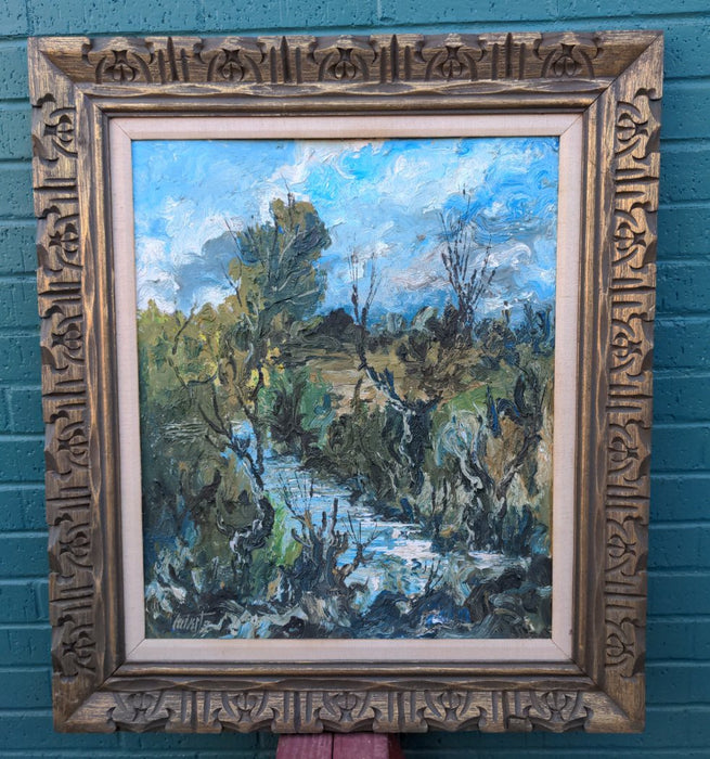 IMPRESSIONIST LANDSCAPE OIL PAINTING