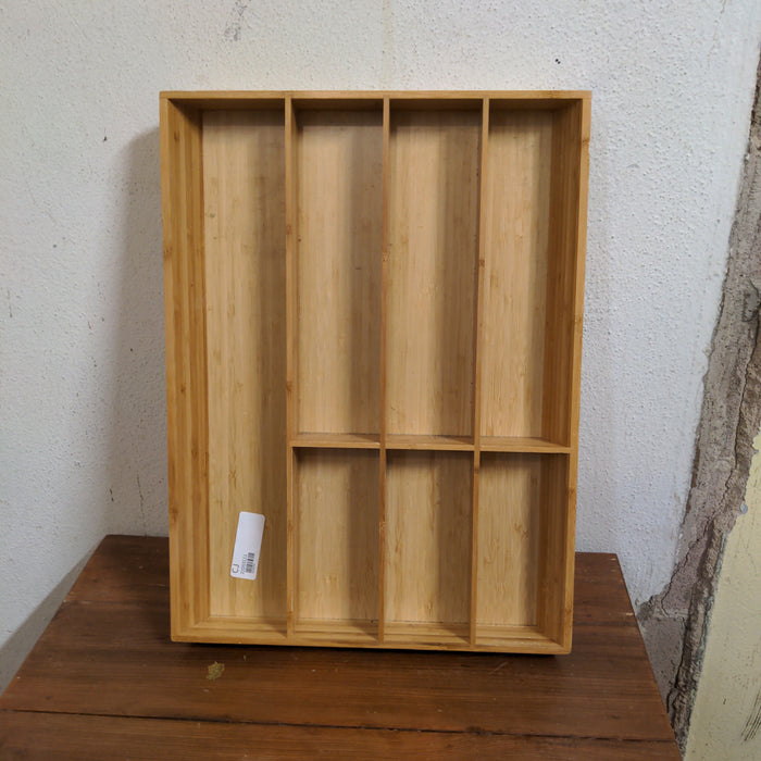 LARGE BAMBOO TRAY WITH SLATS